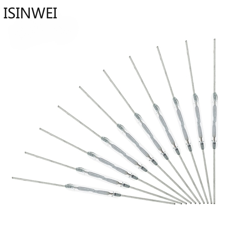 10pcs Y213 N/O Reed Switch Magnetic Switch 2 * 14mm Normally Open ...