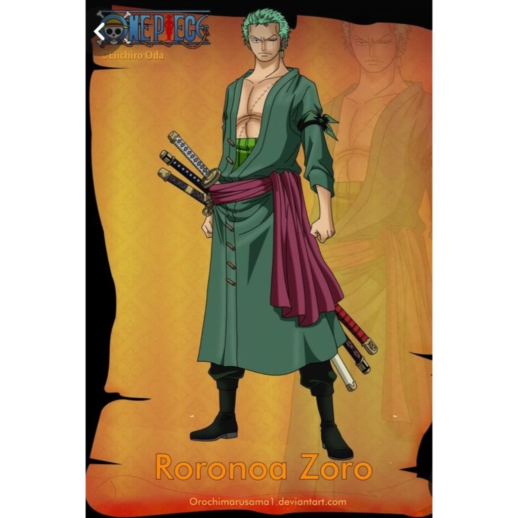 10.10 10.10 Costume Roronoa Zoro Cosplay One Piece Kids Birthday
