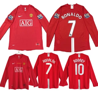 Manchester United No10 Rooney White Soccer Club Jersey