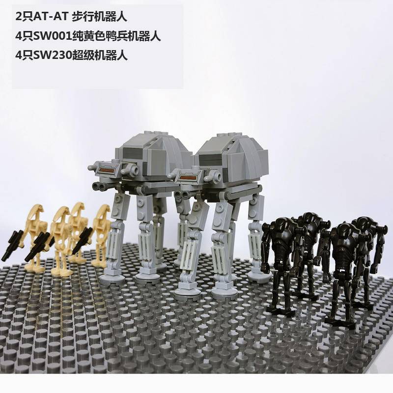 Star Wars Building blocks, Robot Duck Soldiers, ATDP Walking Mechs
