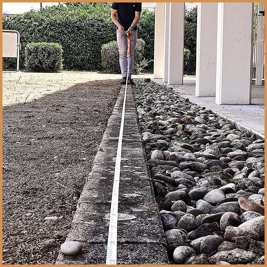 Metric Measuring Tape 20m/30m Long Fiberglass Tape Measure Track and