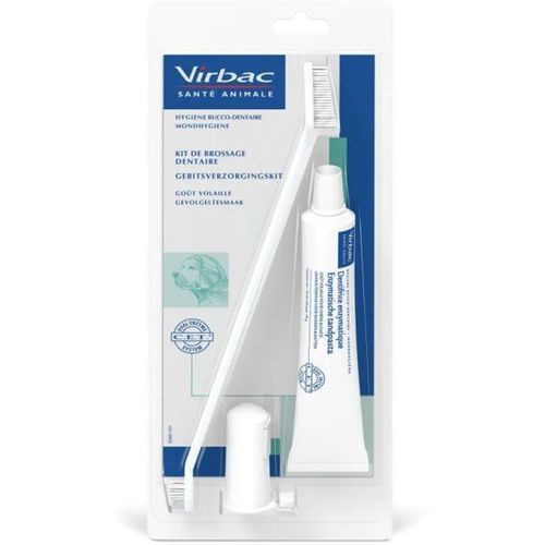 Virbac Toothpaste Poultry Flavour Kit For Dogs 70g Shopee Malaysia