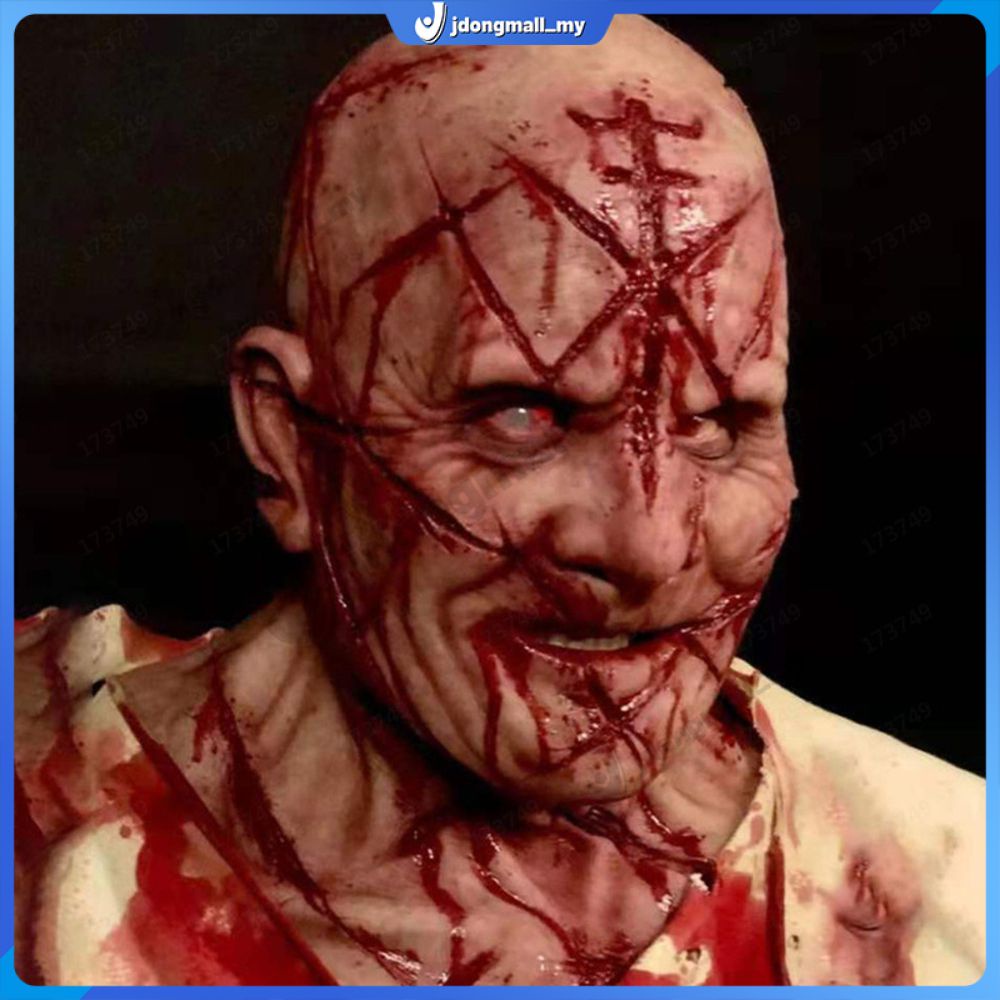 Halloween Horror Scary Mask Scar Bad Face Mask Haunted House Party