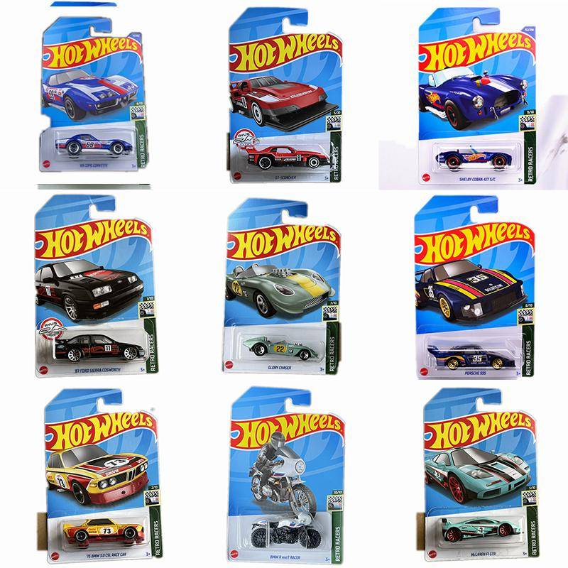 22 Mattel Hot Wheels RETRO RACERS Series BMW Ford Porsche Chaser ...