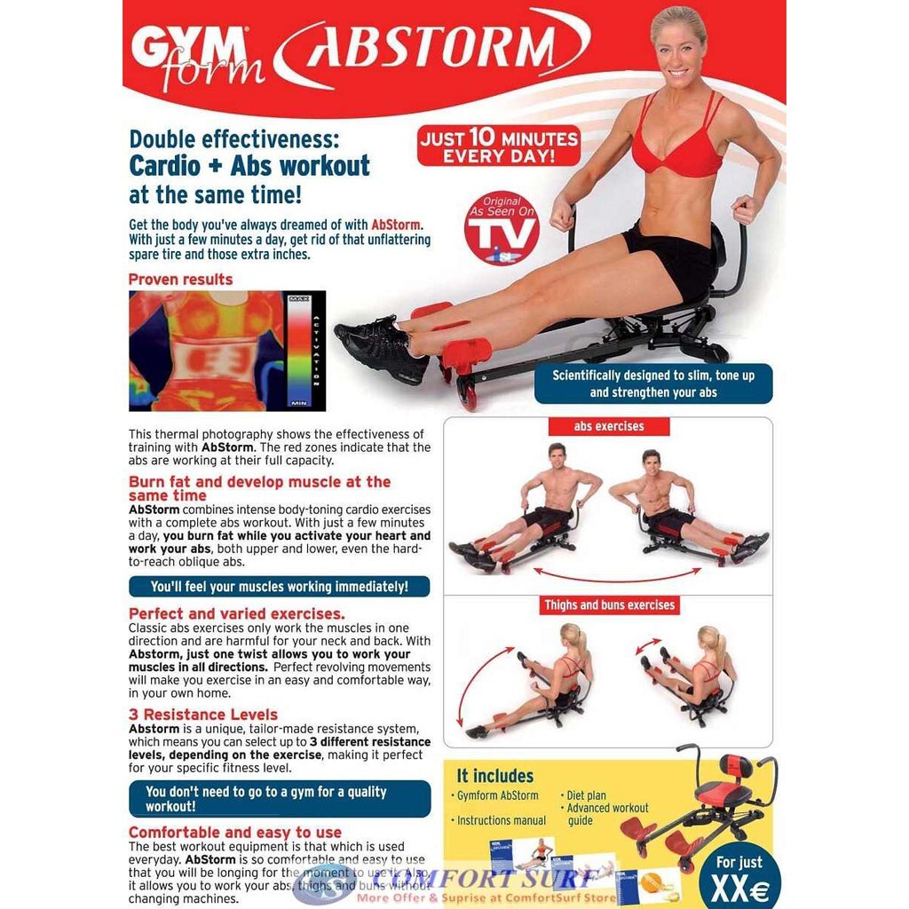 Abstorm exercise machine sale