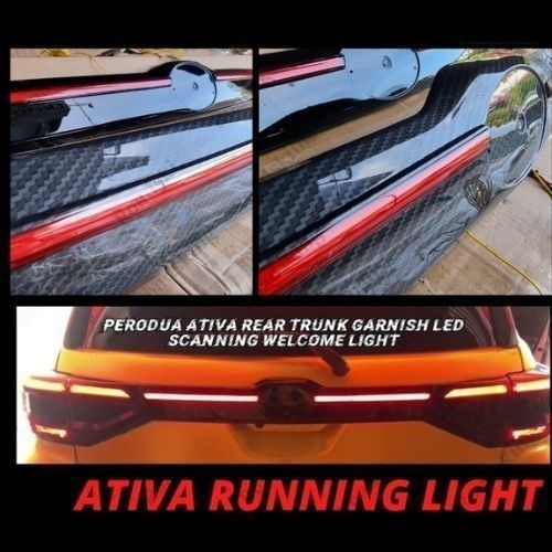 PERODUA ATIVA Rear Centre LED RUNNING Tail Light Garnish Third Brake