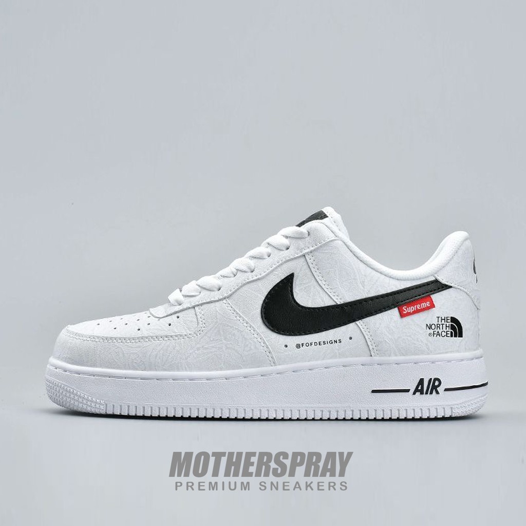 NIKE AIR FORCE 1 LOW WHITE X THE NORTH FACE X SUPREME PREMIUM