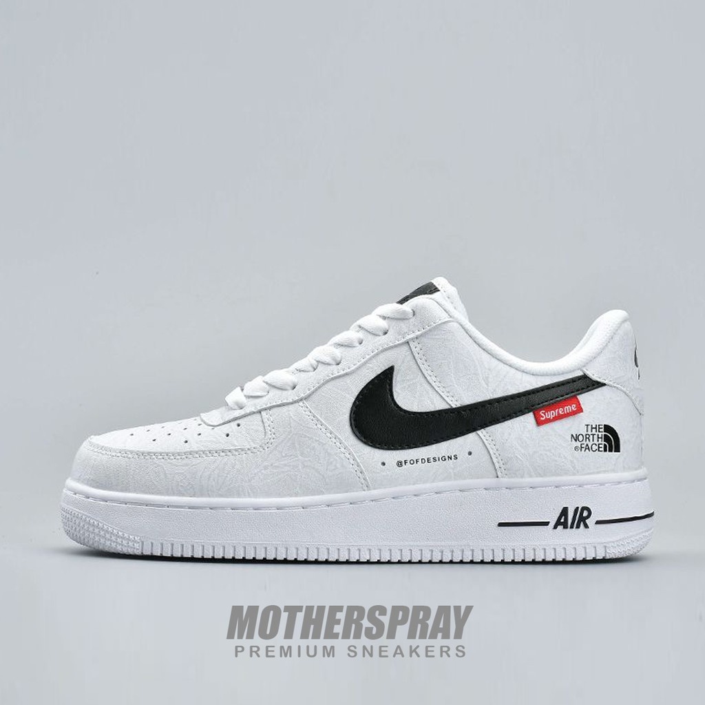 Nike air force 1 top x supreme x north face