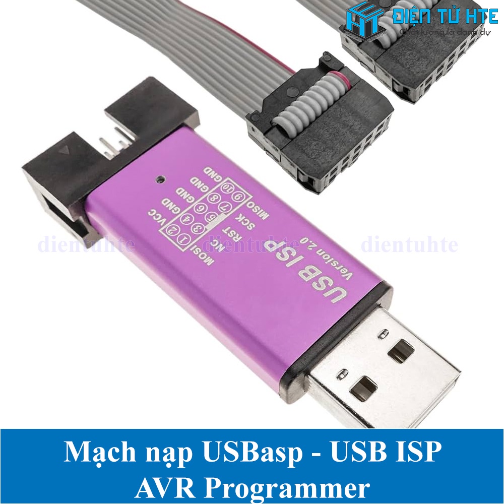 AVR USBasp USBISP Programmer aluminum shell charging circuit | Shopee ...