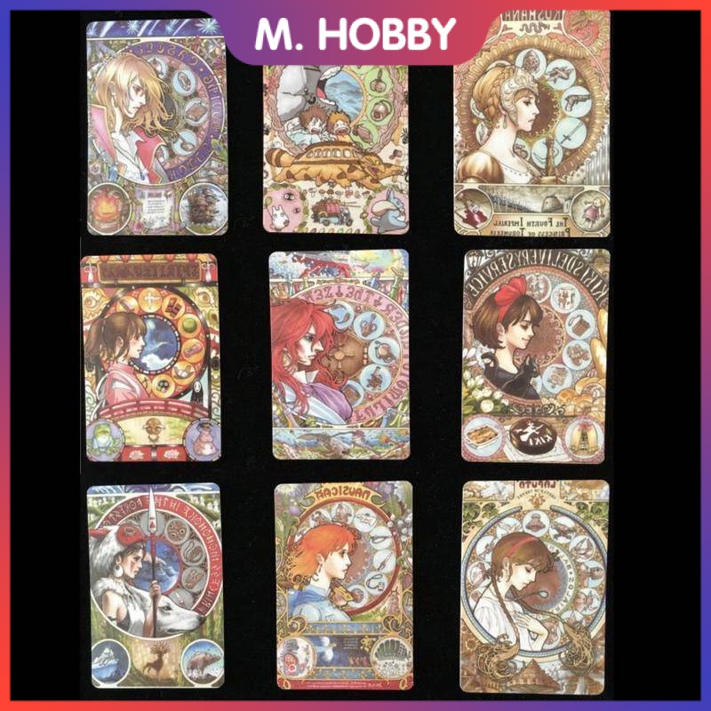 Japanese Comic Hayao Miyazaki Set of Cards Set of 9 Copies Collection ...