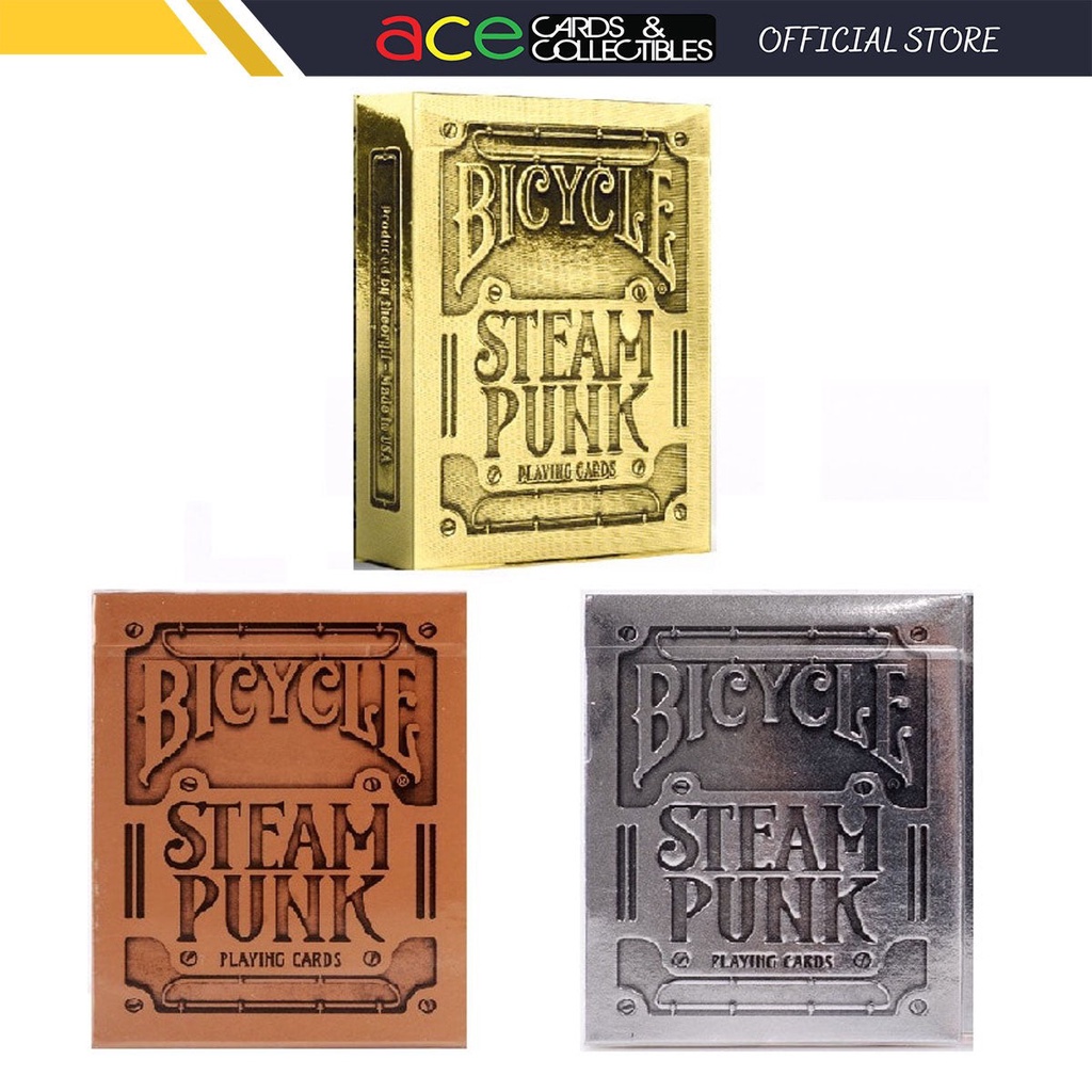 Bicycle steampunk cards hotsell