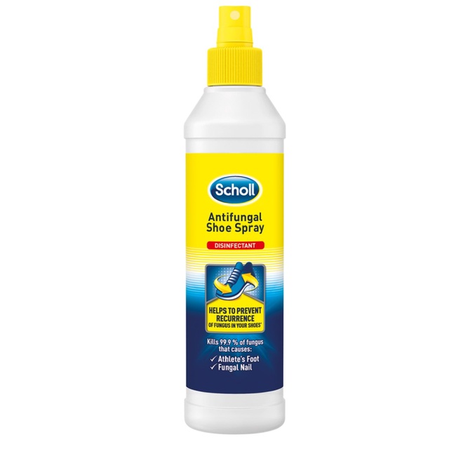 Scholl Anti Fungal Shoe Spray, Prevent Fungus in Shoes 250ml Shopee