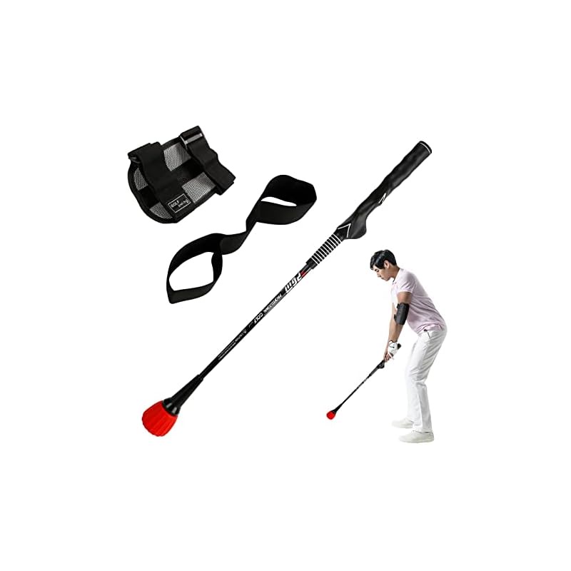 LAMPTOP Golf Practice Swing Equipment Golf Swing Stick [3Piece Set