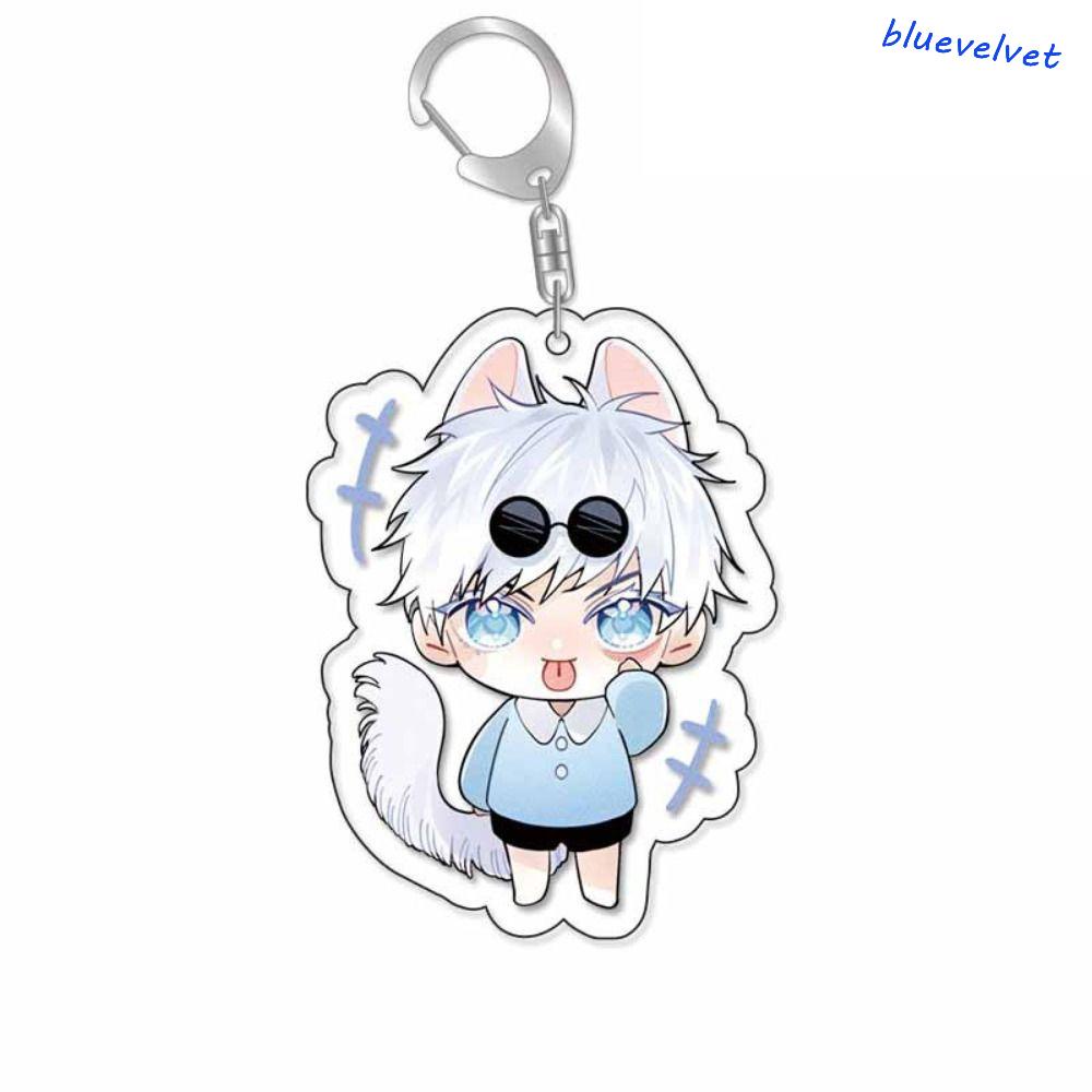 BLUEVELVET Jujutsu Kaisen Acrylic Keychain, Q Version Kawaii Jujutsu