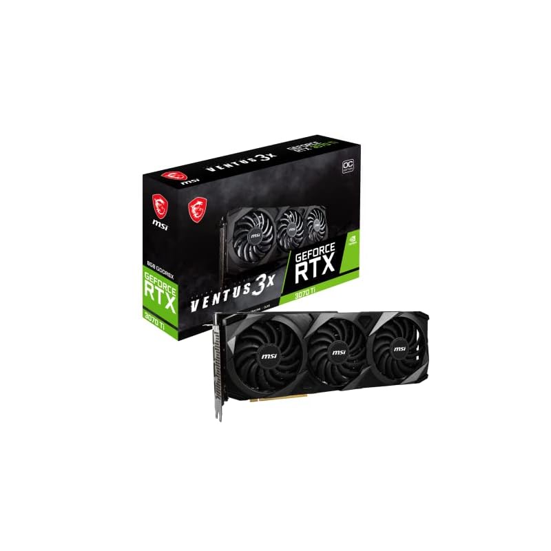 MSI GeForce RTX 3070 Ti VENTUS 3X 8G OC Gaming Graphics Card - 8GB