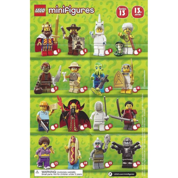 LEGO Series 13 Minifigures 71008 Full Set Shopee Malaysia