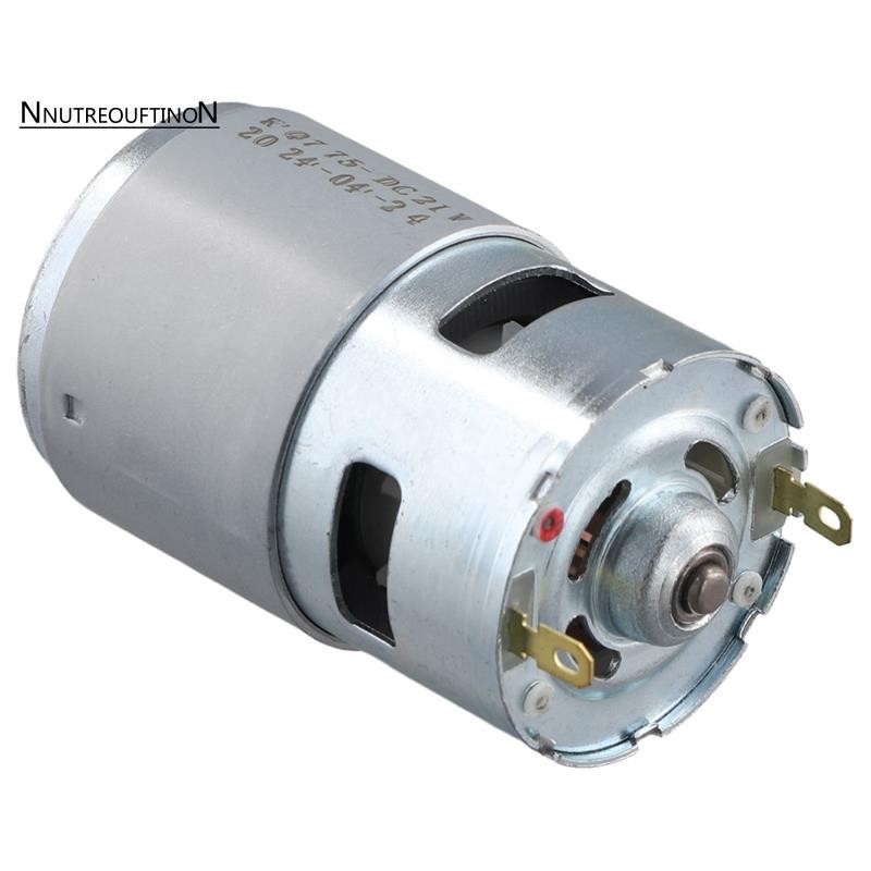 775 DC 21V Small Brush Motor High-Speed Silent Motor High-Power Dual ...