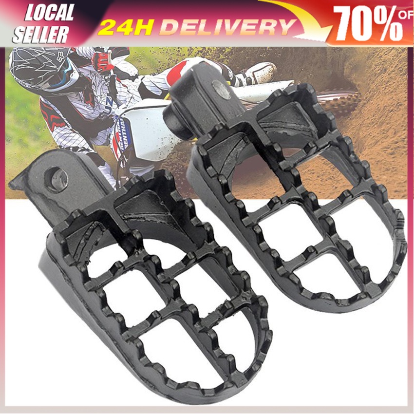 Universal 1 Pair Motorcycle Footpeg Footrest Foot Pegs Fit For HONDA XR