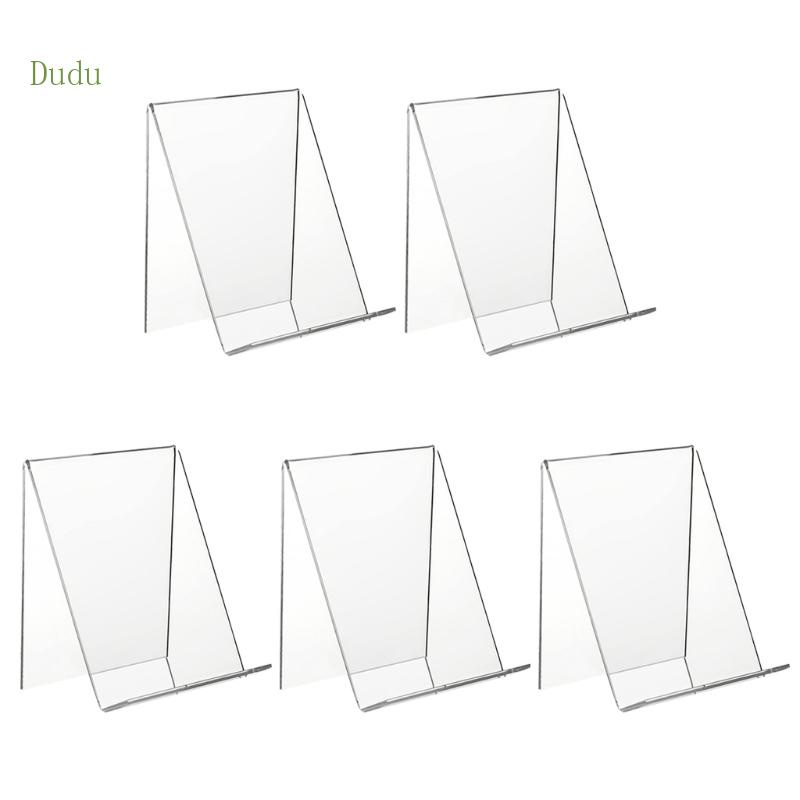Dudu 5 Pieces Clear Acrylic Holders Decorative Clear Acrylic Display