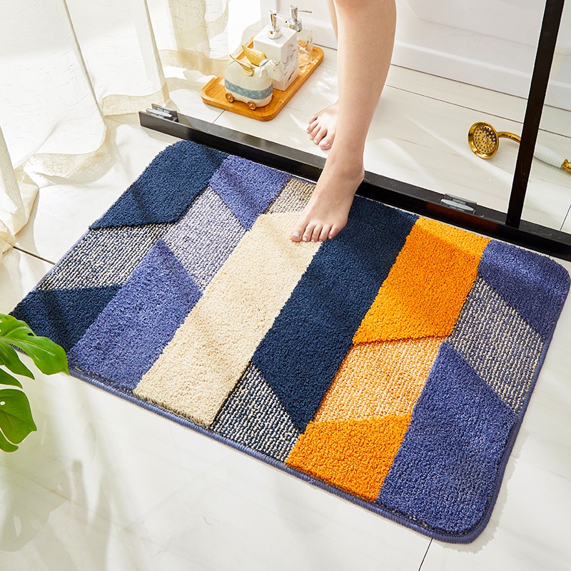 Luxury Bathroom Mat Extra Soft Absorbent Microfiber Door Mat Karpet Non