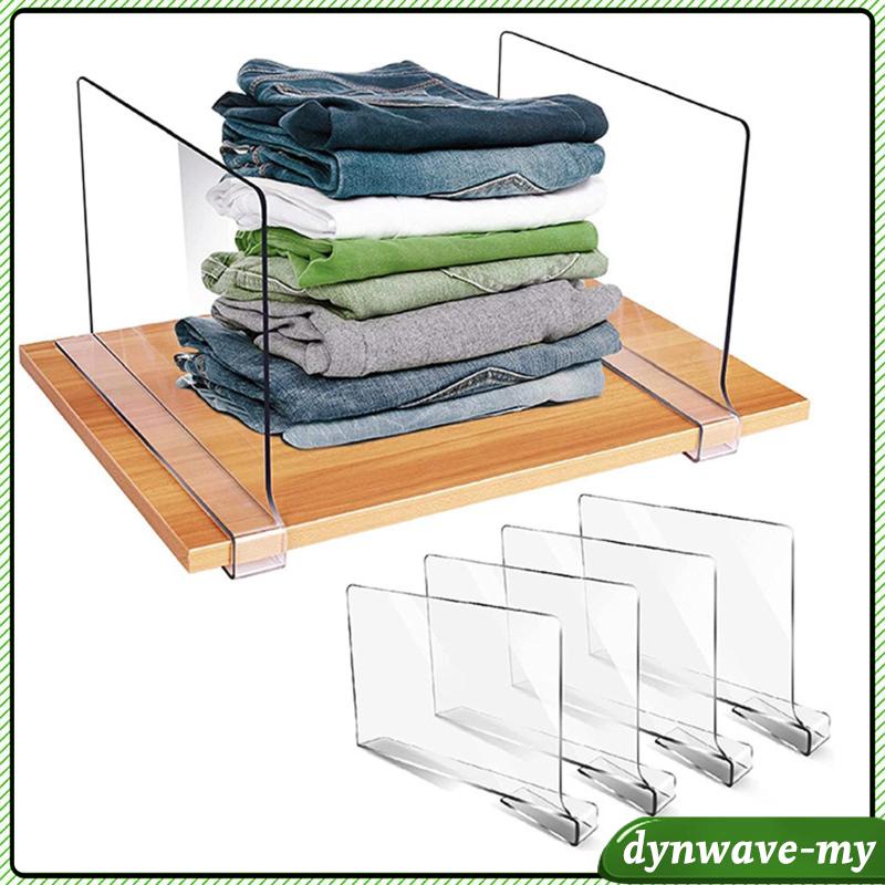 [DynwaveMY] Acrylic Shelf Divider Shelf Separator for Kitchen Separator