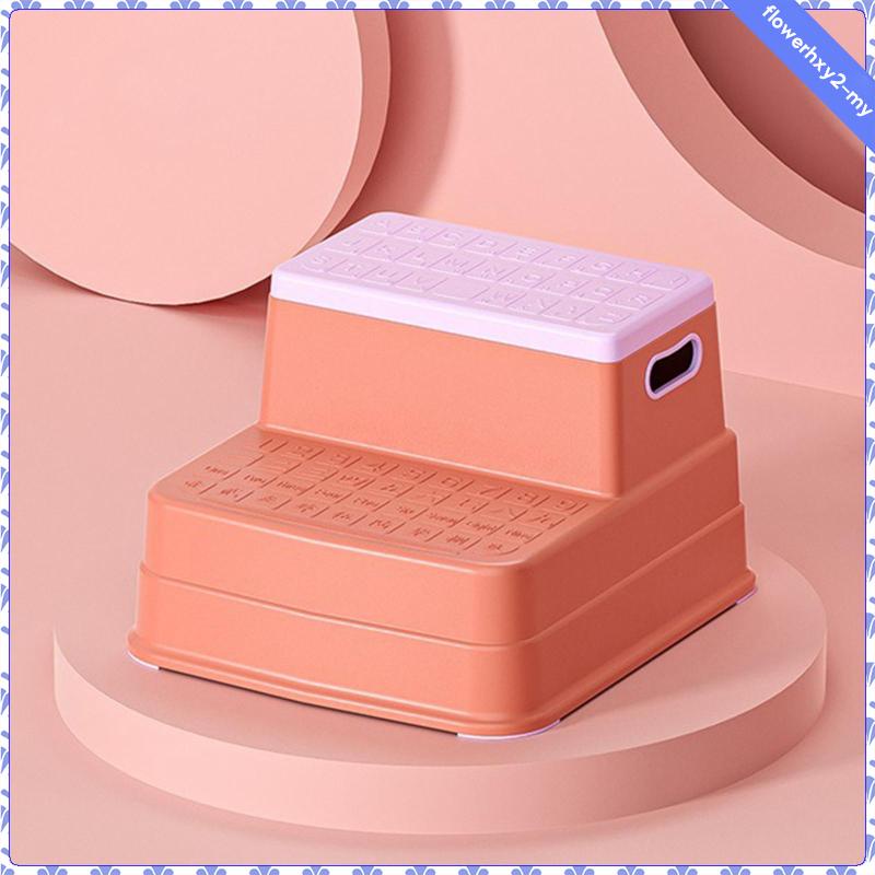 [FlowerhxyaeMY] 2 Step Stool for Kids Step Stool with Anti Slip Surface