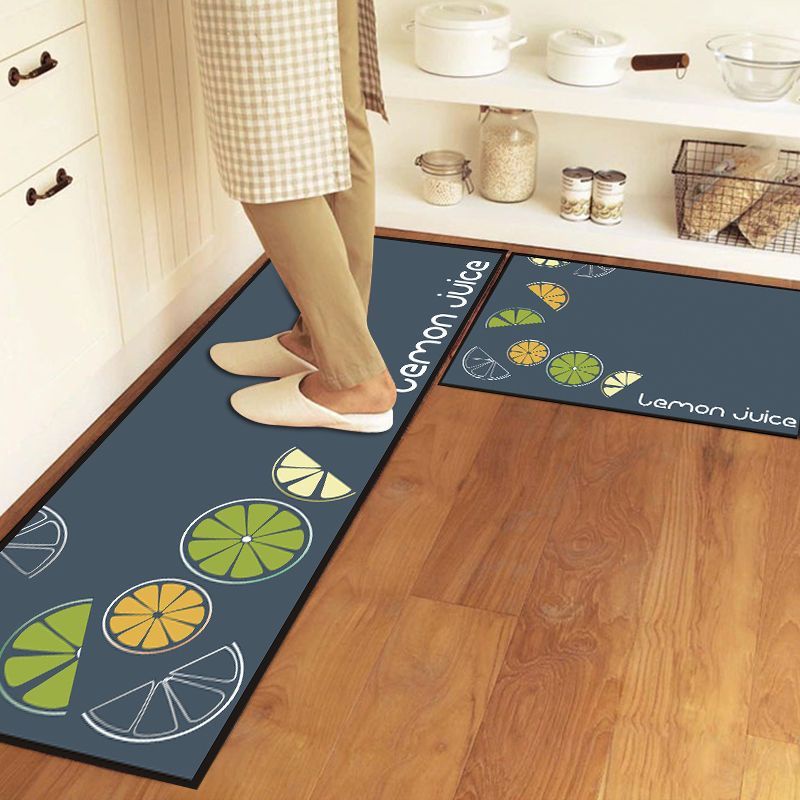 Kitchen Floor Mats Absorb Water Oil Antislip Antioil Waterproof Foot