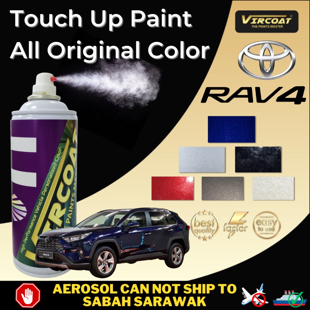 [Toyota RAV4] VIRCOAT Aerosol Spray 2K Paint/ Car Body Touch Up Paint