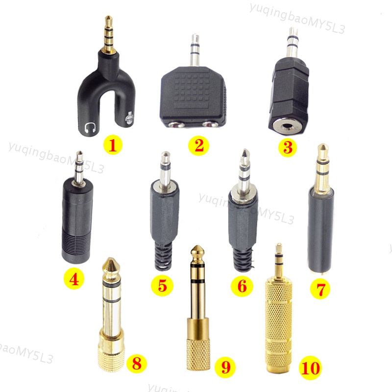 3.5mm 6.5mm Male Audio Adapter to 3.5mm 2.5mm Female Stereo Plug