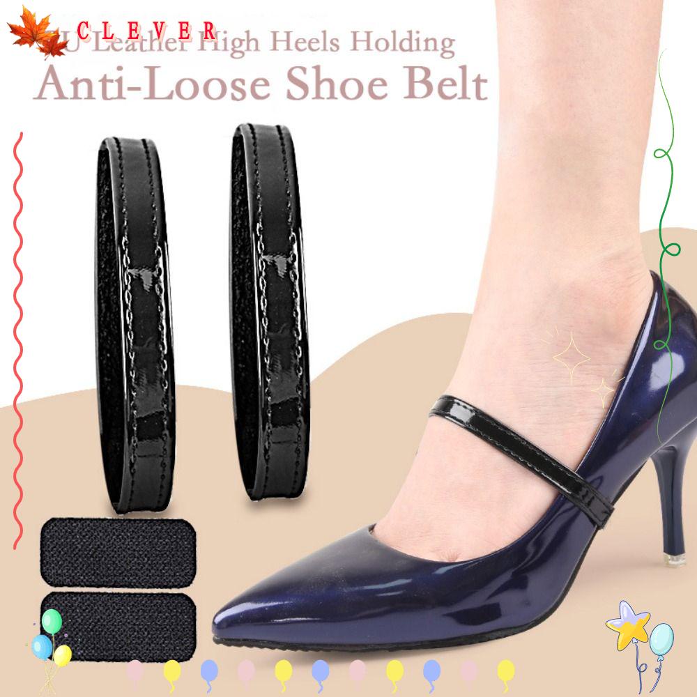 13 Color Women's Detachable Shoe Straps Handy Elasticated Shoe Straps High  Heels Ankle Anti-off Shoelace Accessories