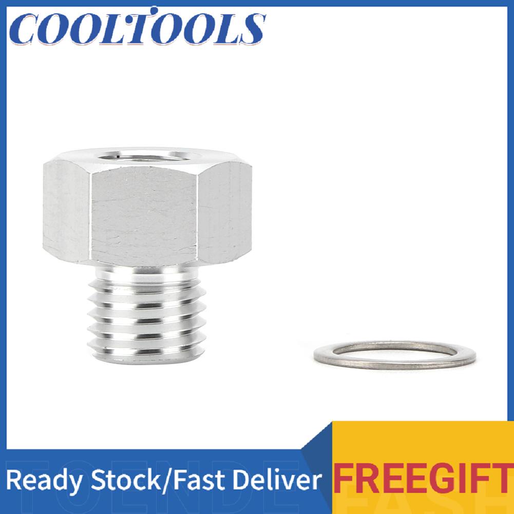 Cooltools Oil Pressure Switch Adapter M12x1.5mm to 1/8 NPT Thread for