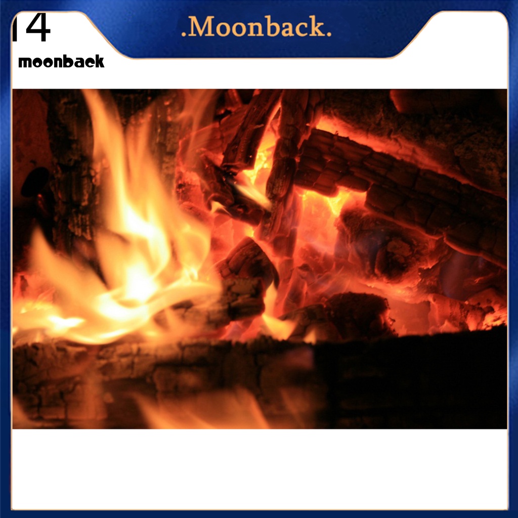 Moon Fireplace Burning Firewood Studio Photography Photo Props Backdrop ...
