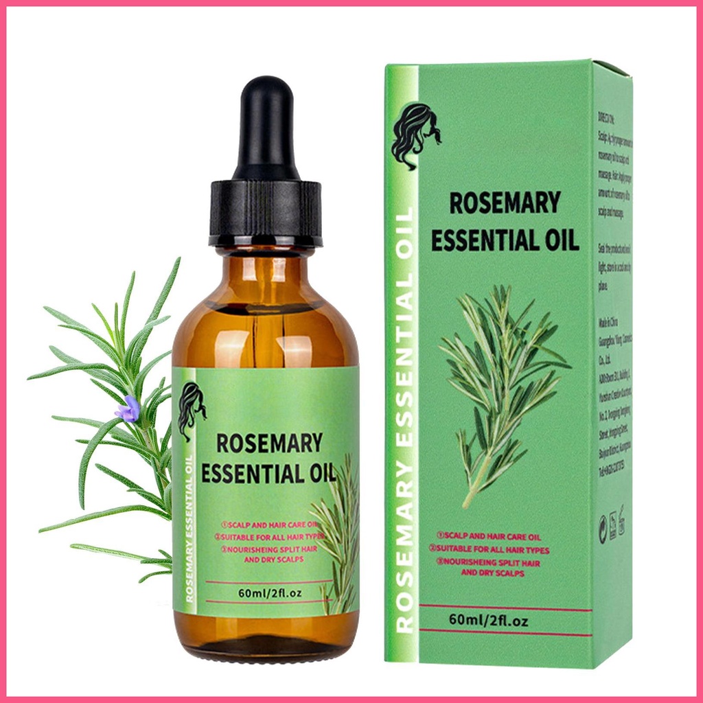 Rosemary Massage Oil 60ml Scalp Cleansing Hair Strengthening Oil