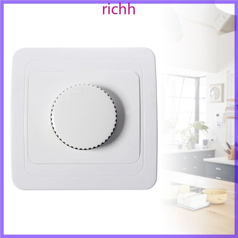 Richh Round Push Button Dimmer Light Switches WallMounted ON OFF