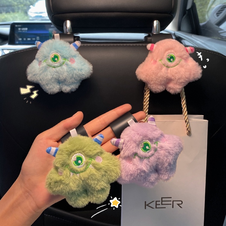 【Hot New !! 】Lovely Monster Car Seat Back Hook Car Interior Organizer ...