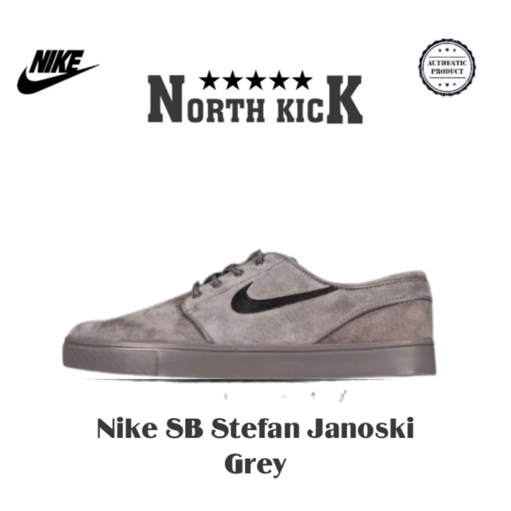 Nike SB Stefan Janoski Gray 100 Original Shopee Malaysia