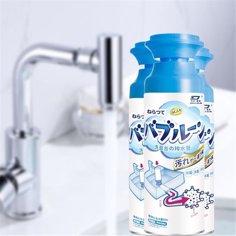 DUER 500ML Bubble Water Pipe Cleaner/Pipe Deodorant/Drain Pipe Clean