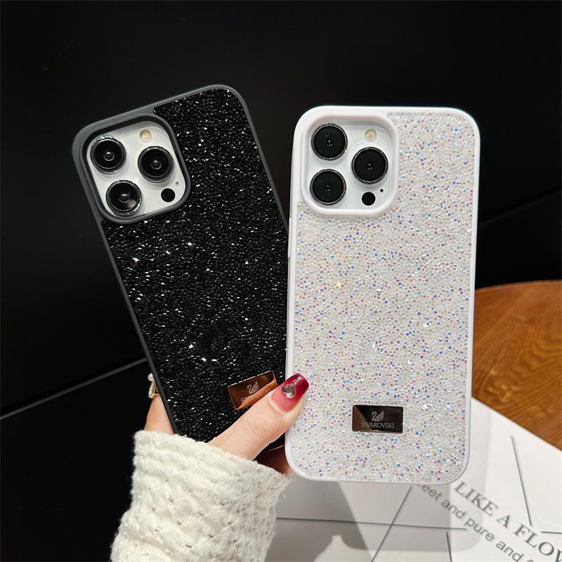 Luxury SWARO Shiny Rhinestone Diamond Crystal Phone Case for IPhone 15
