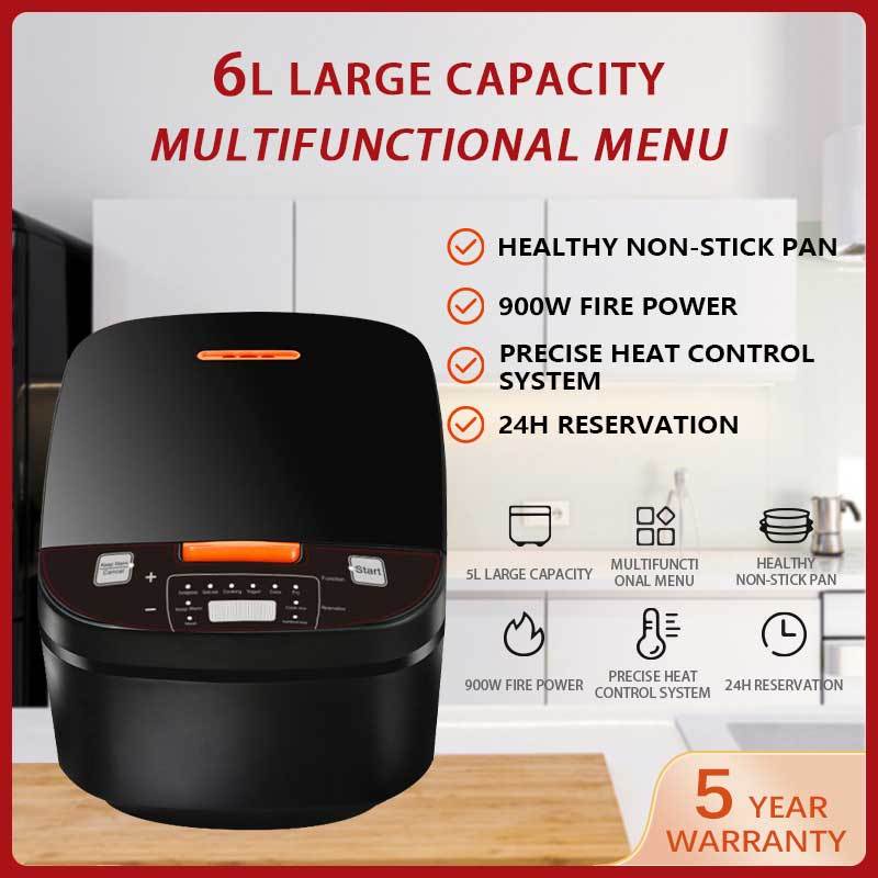 rice cooker 6L Big Rice Cooker Multifunction Smart Screen Periuk Nasi ...