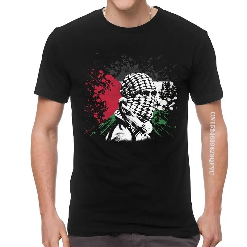 T-shirt Palestine 1917 Noir - Taille S, L, XL - Coton, Coupe Classique