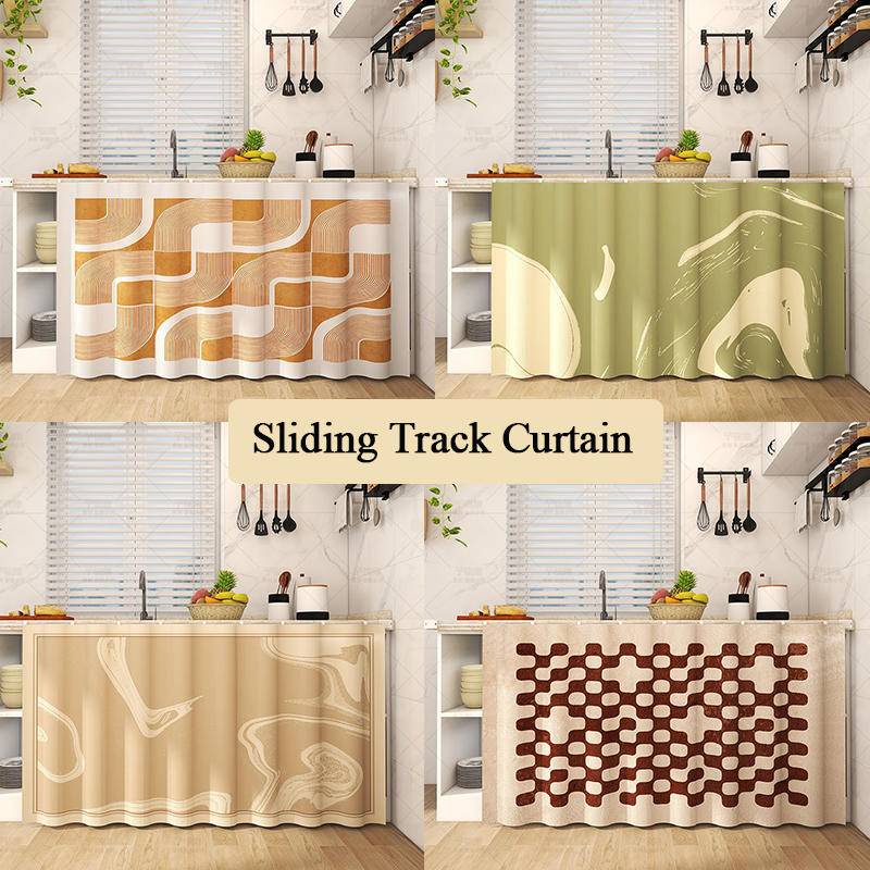 Kitchen Cabinet Curtain Skirting Table Top Cupboard Shelf Sink Wardrobe ...