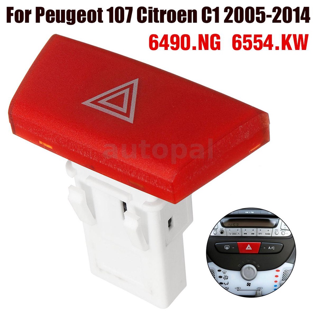 Hazard Warning Switch Hazard Light Control Warning Switch 6490.NG