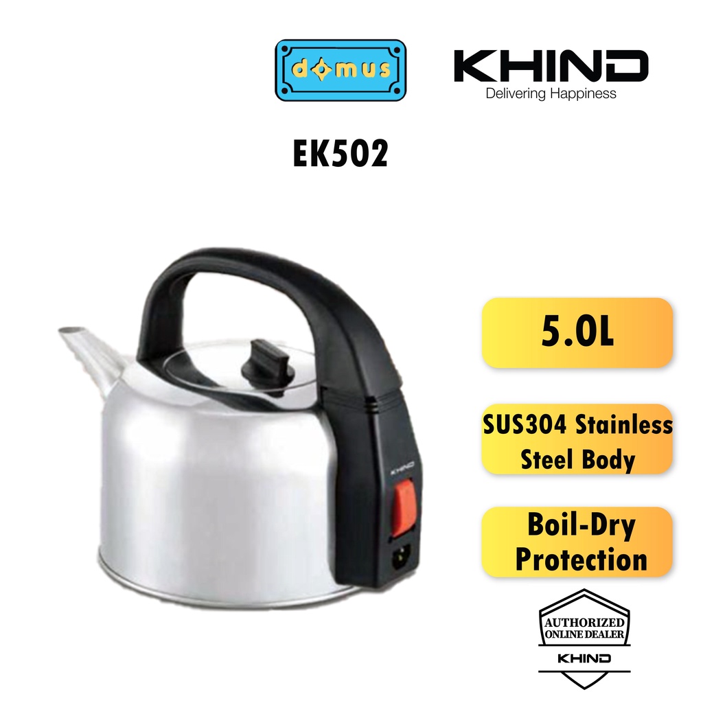 Khind Electric Kettle (5L) EK502 Shopee Malaysia