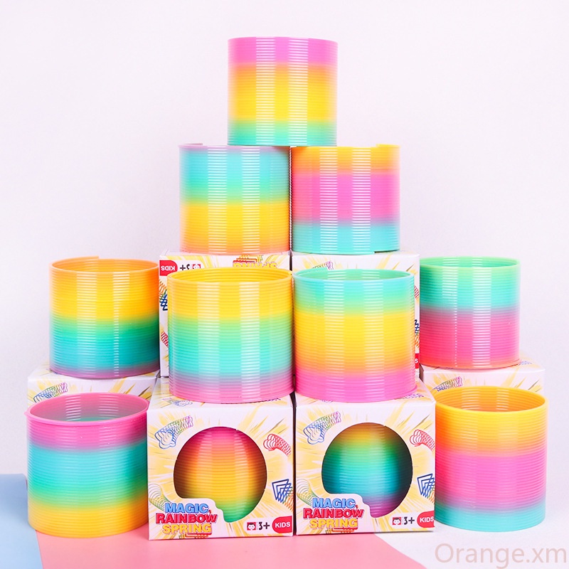 [Stock] ∞spring coil, Small rainbow circle children early education ...