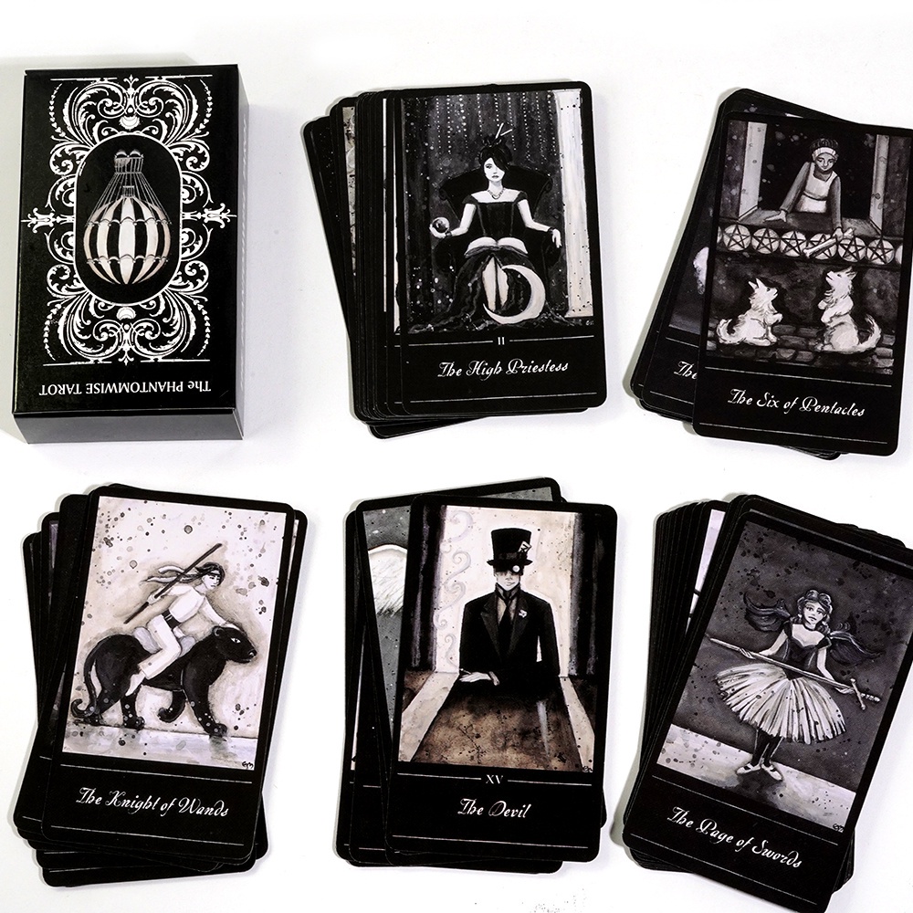 The Phantomwise Tarot A 78Card Deck Divination Fate For Family Party