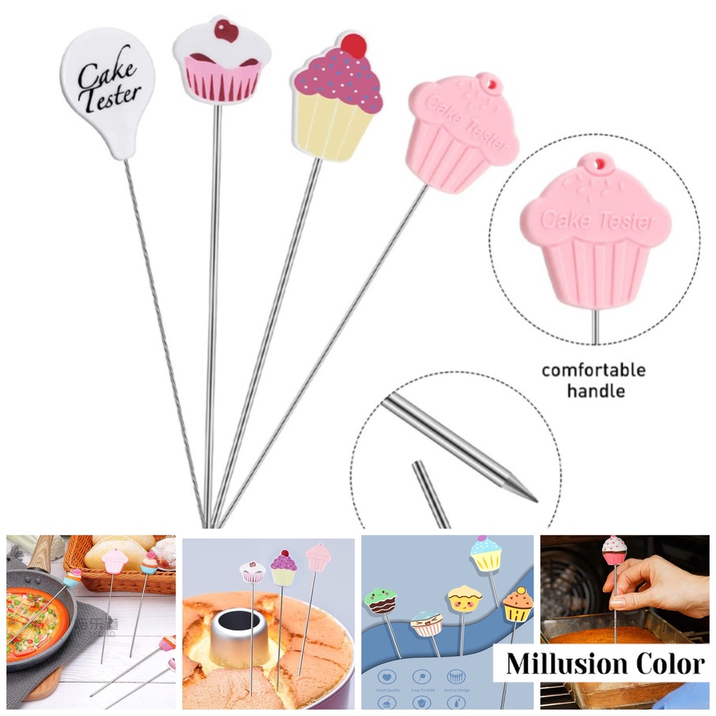 Kitchen Stainless Steel Cake Tester Skewer Cake Testing Needle Bakery