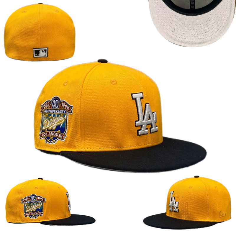 Fashion New Era MLB_ LA_ Dodgers Los Angeles Men Women 59FIFTY Close ...