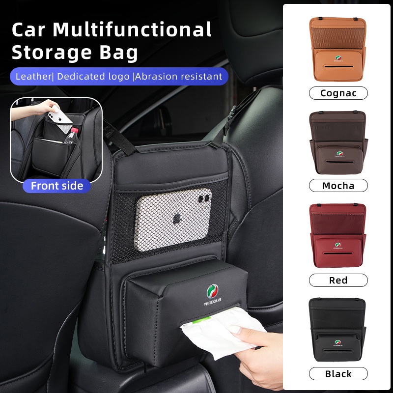 Car Center Console Storage Bag Armrest Box Tissue Cup Holder ...