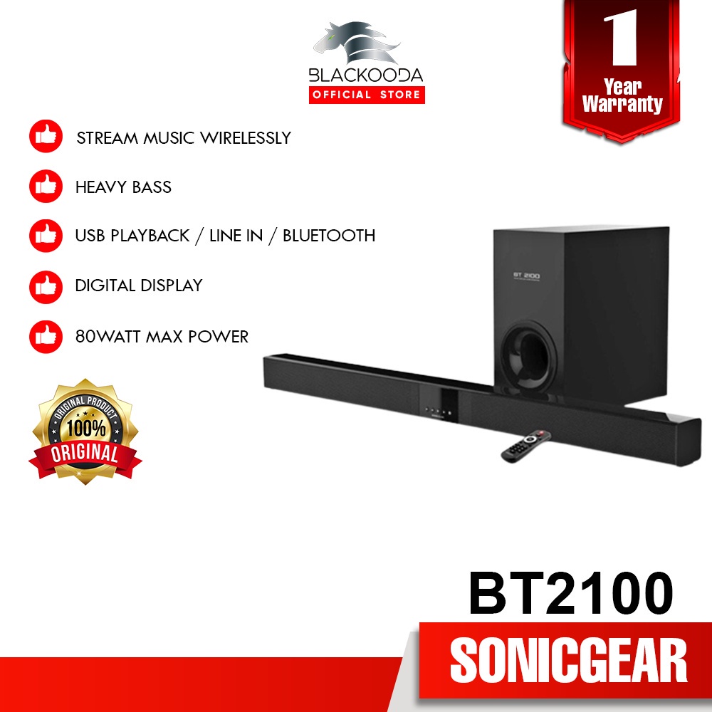 Review best sale sonicgear bt2100