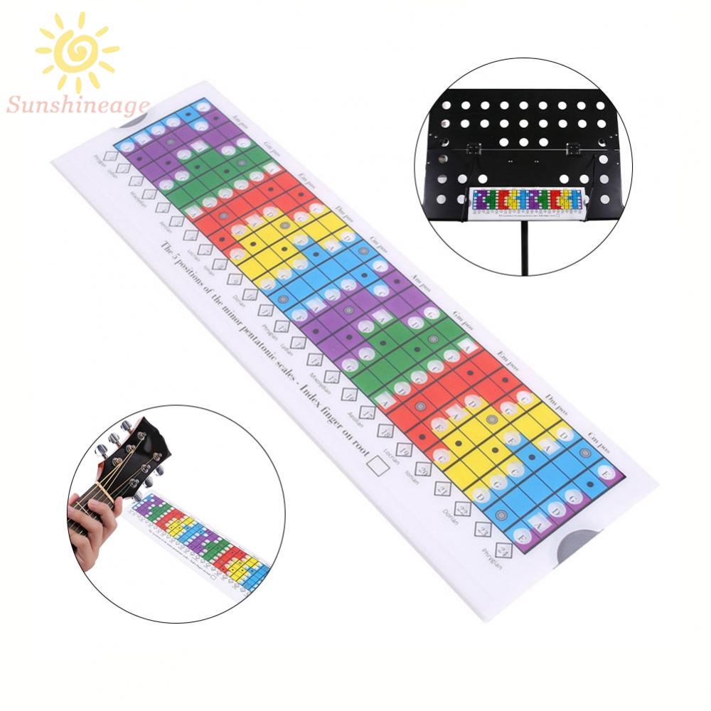 Guitar scales Sliding Ruler For Acoustic Folk guitar tool to practice